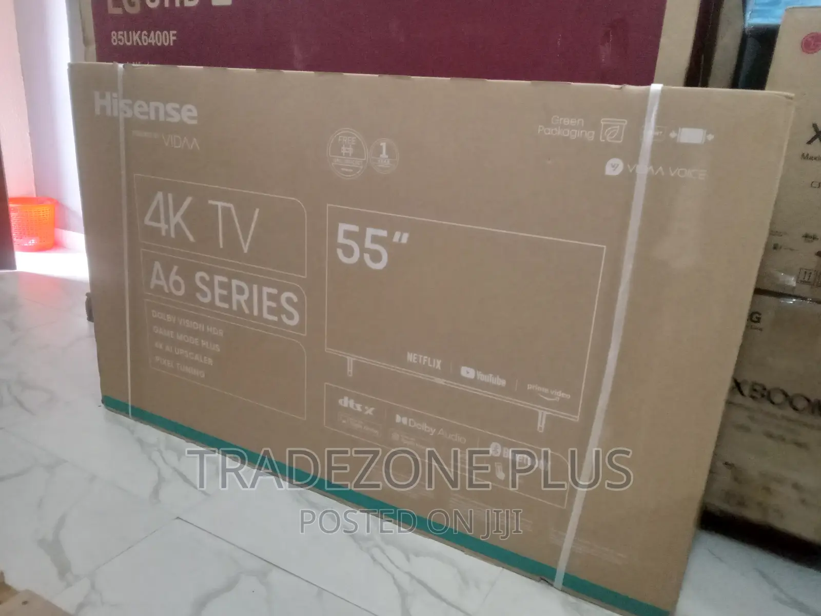Original Hisense 55 Inch Uhd Smart Television-55a6k