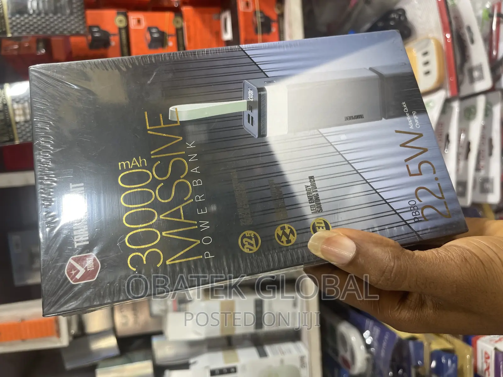 Transparent 30000mah Fast Charging Powerbank