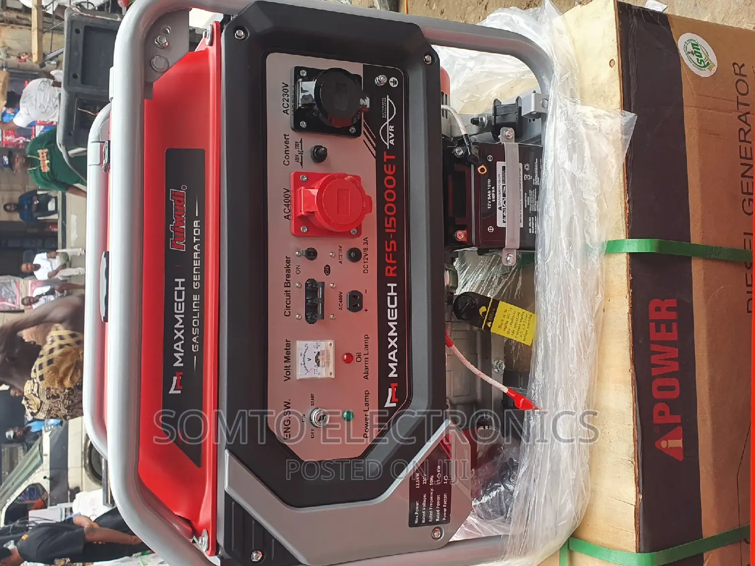12kva Original 3phase Maxmech Generator With 100%Copper Coir