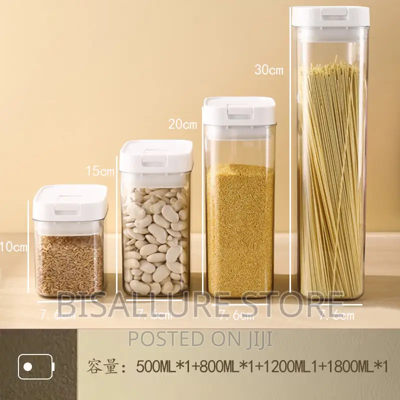 Acrylic Storage Container- Set of 4