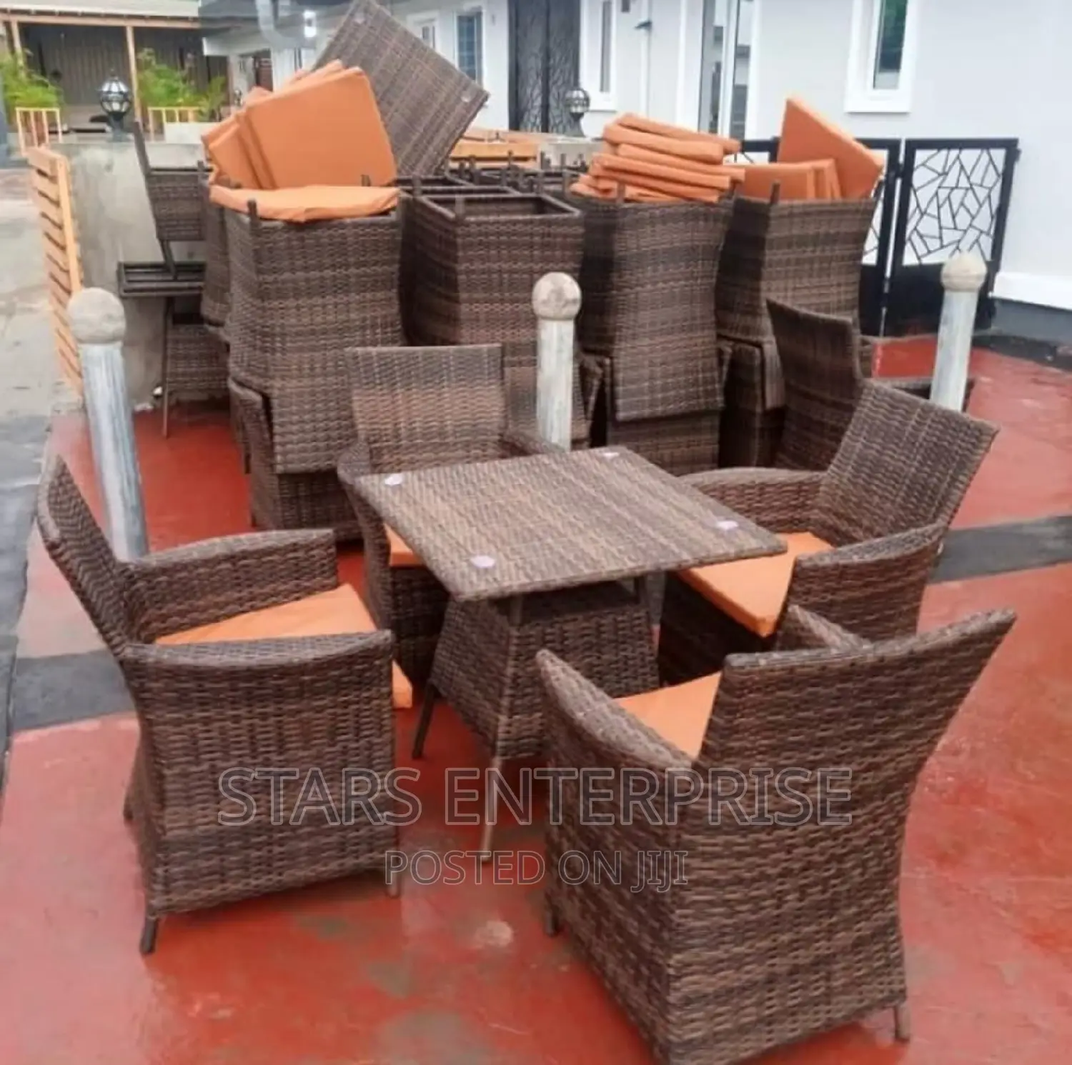 Outdoor/ Restaurant Chairs and Center Table