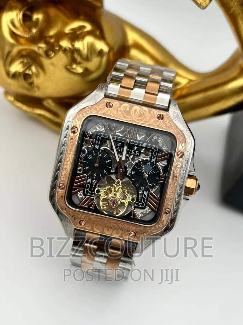 Original CARTIER Silver Steel Chain Watch Available in Store