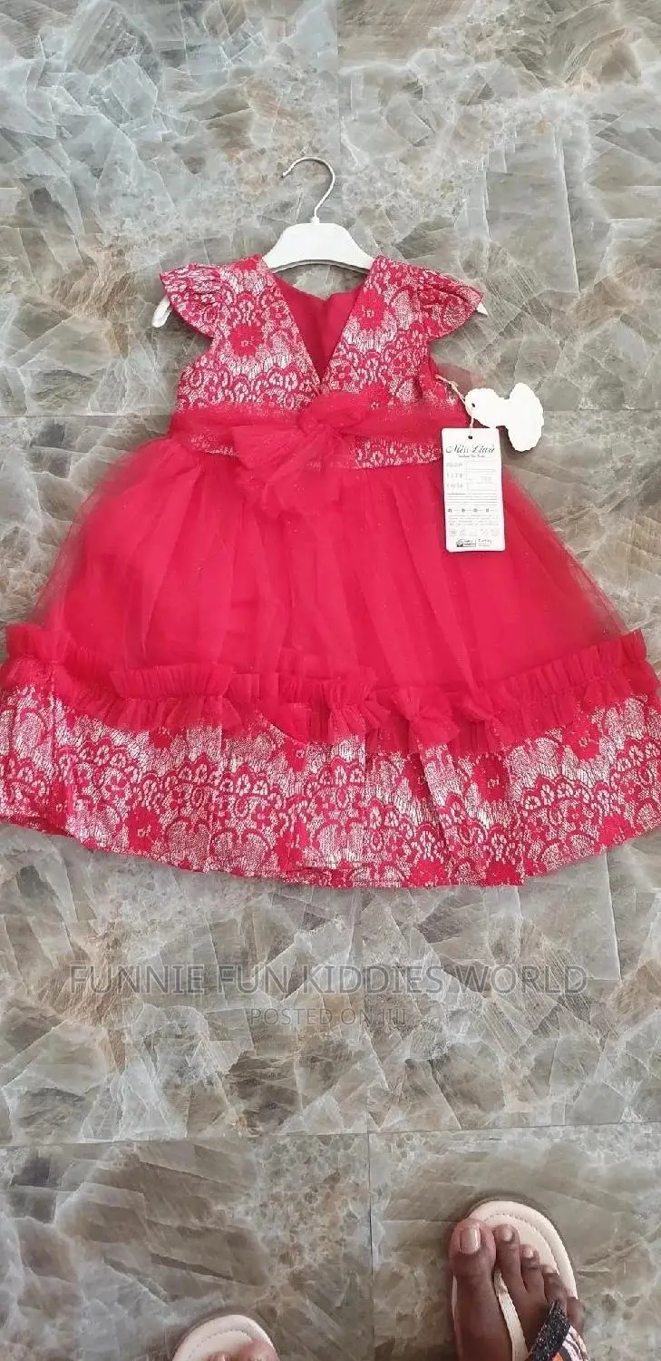 Christmas Red Gown for Children