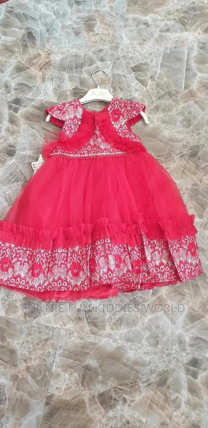 Christmas Red Gown for Children