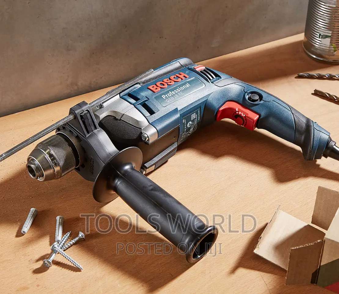 Bosch Professional GSB 16 RE Hammer Drill Keyless Chuck