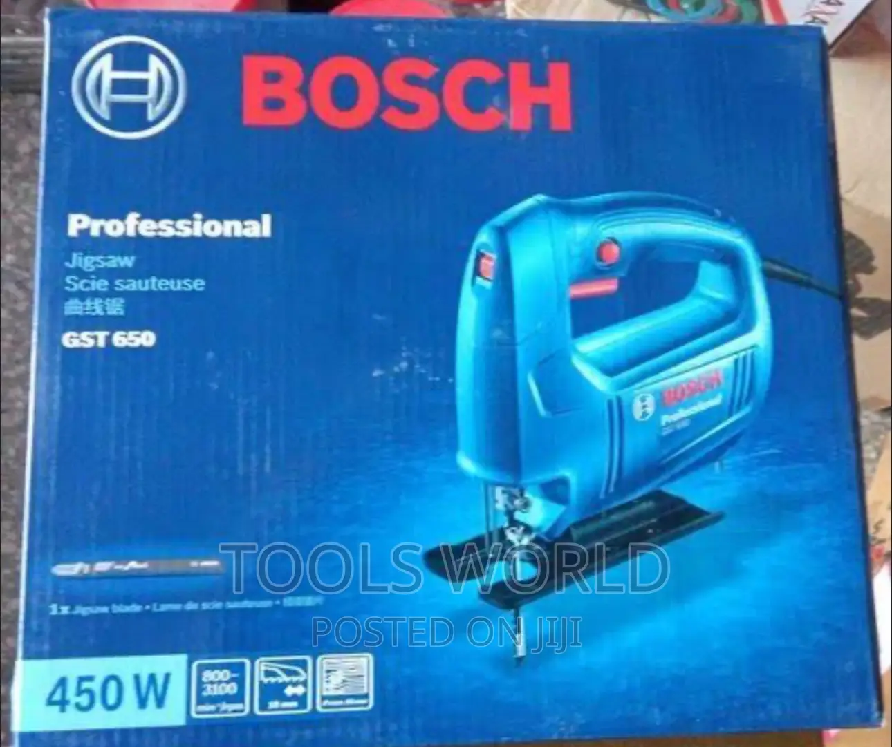 Bosch GST 650 Professional Jigsaw 450W, With Year Warranty