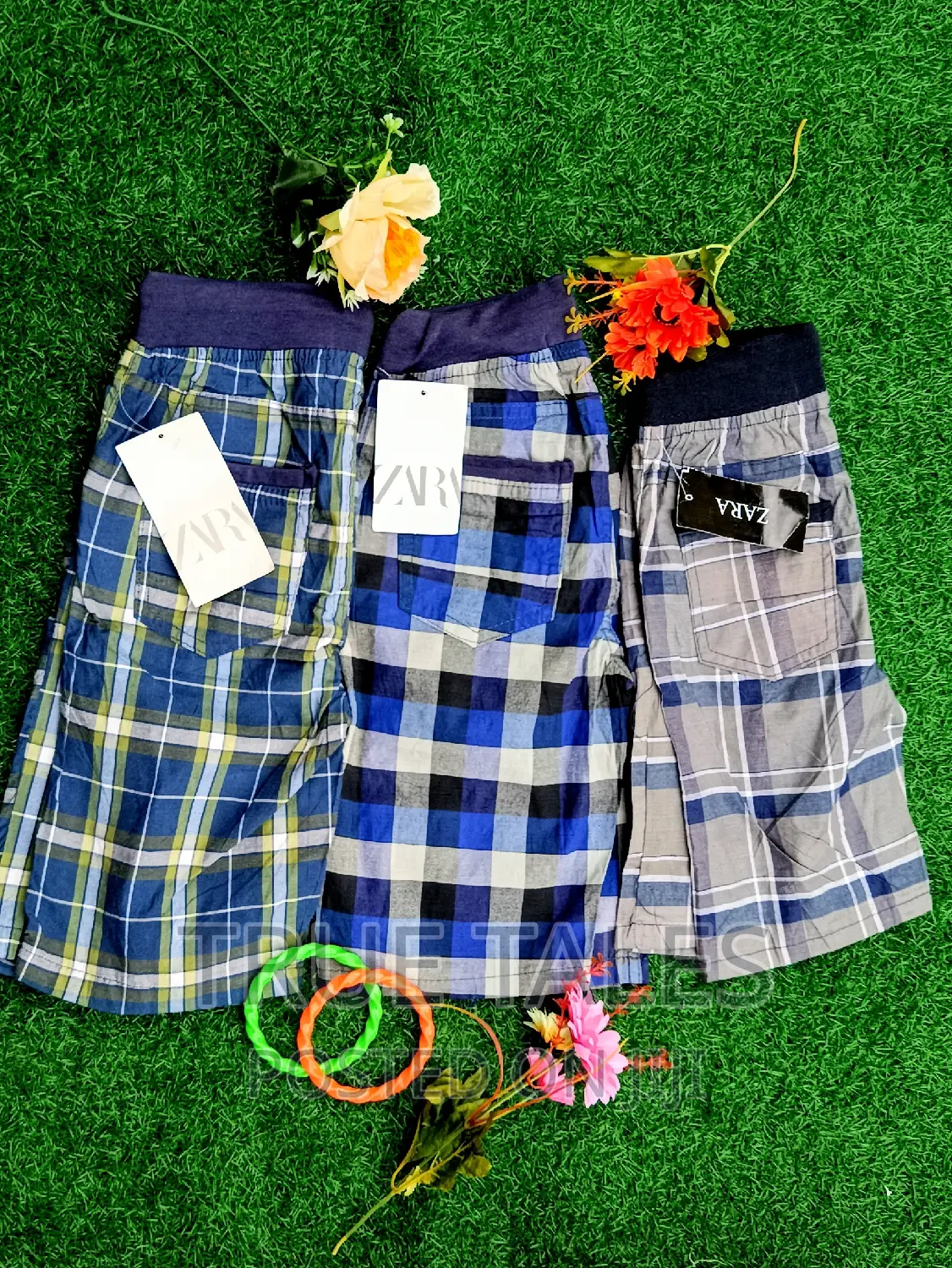 Boy's Cotton Striped Shorts