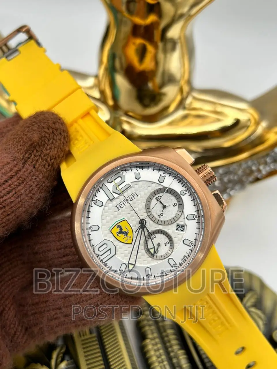 Original FERRARI Rubber Strap Watch Available in Store