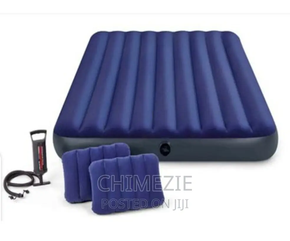 Intex Air Mattress With Two Pillows 54'' X 75'' X 10''