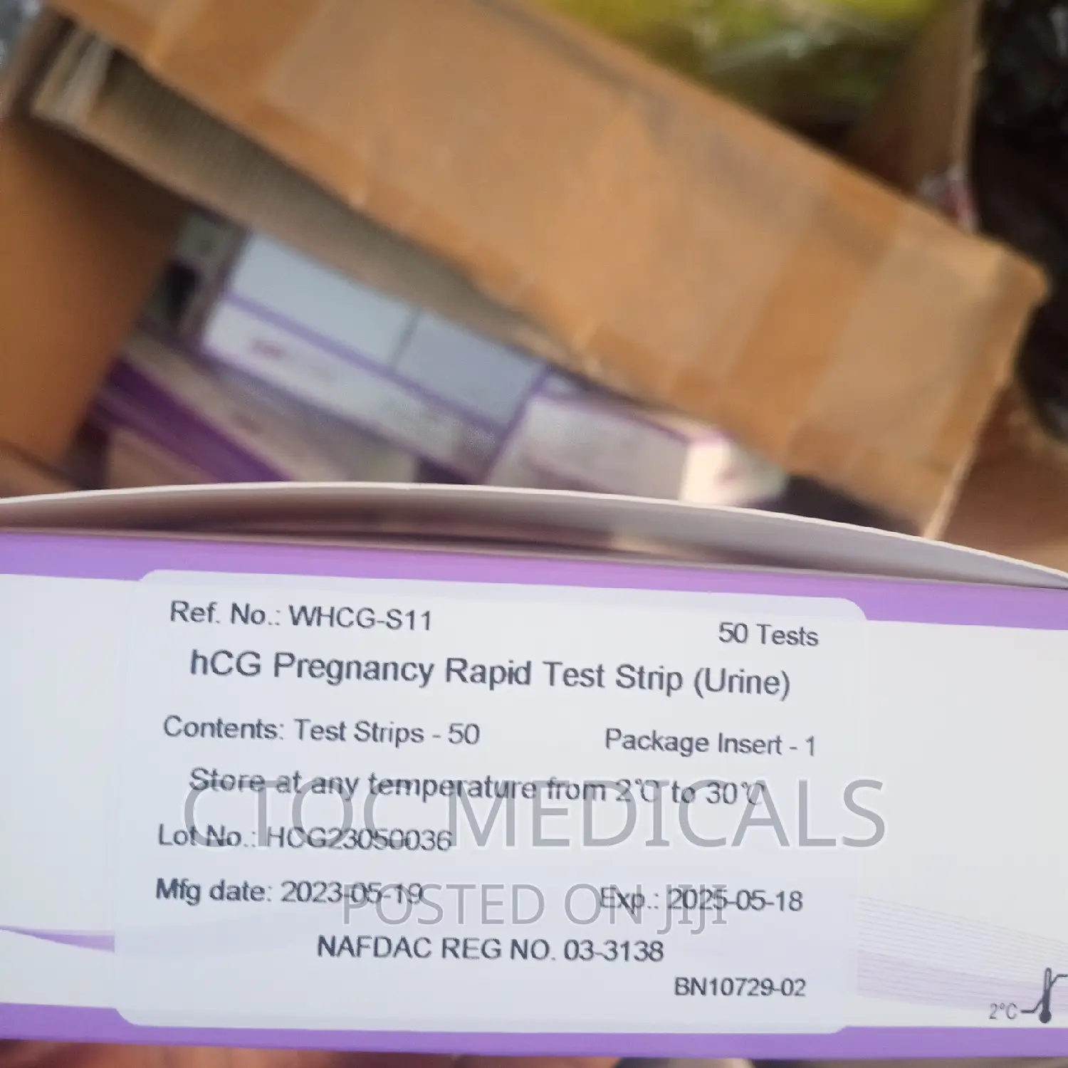 Hcg Pregnancy Rapid Test Strips (Urine). Labacon