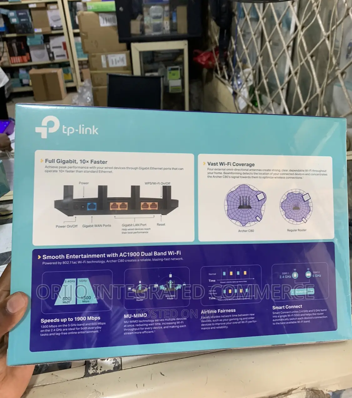 AC1900 Wi-Fi Router Dual Band | Archer C80
