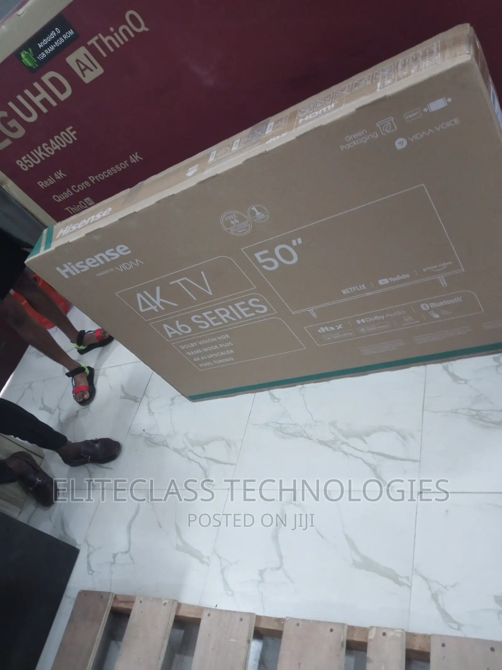 Hisense 50" A6K Series Uhd TV