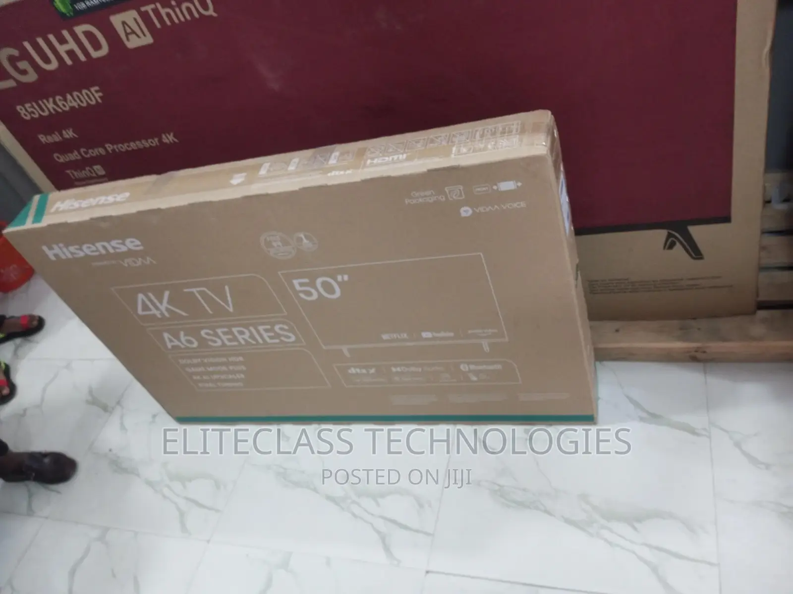 Smart Hisense 50 Inch A6K Series UHD TV
