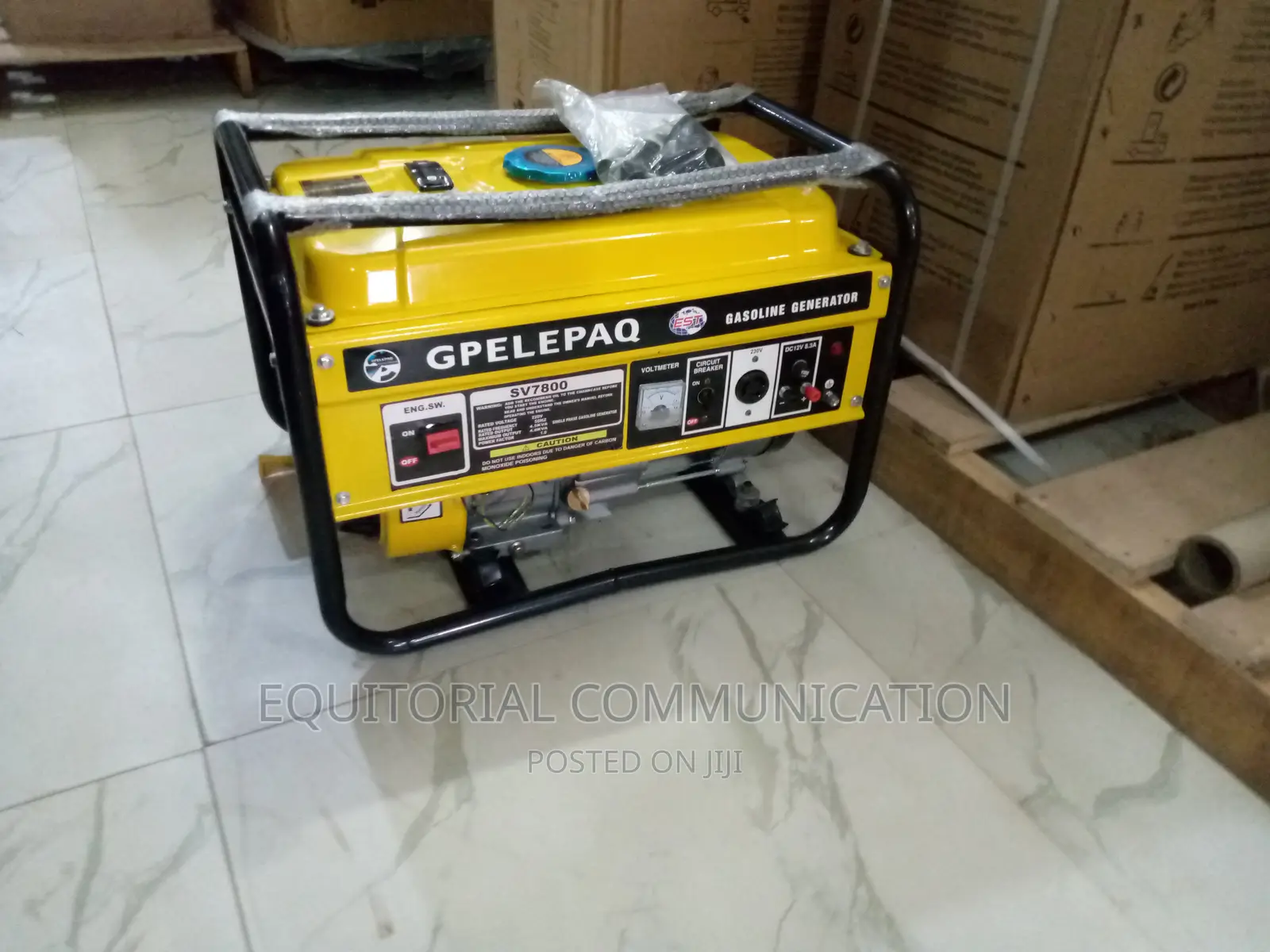 Sv-7800 4.5kva Elepaq Generator