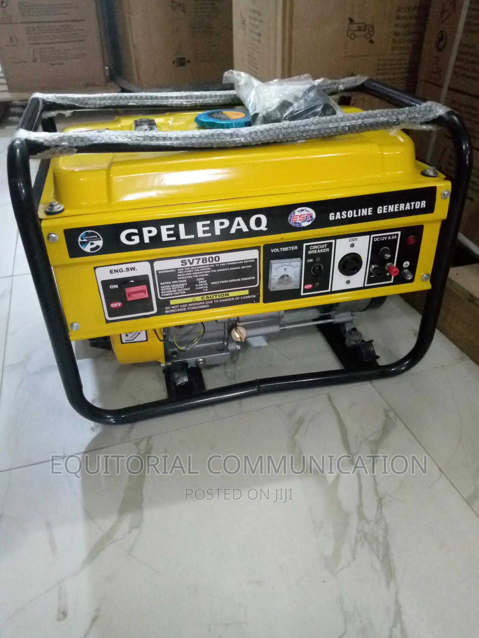 Elepaq 4.5 Kva Sv 7 800 Generator