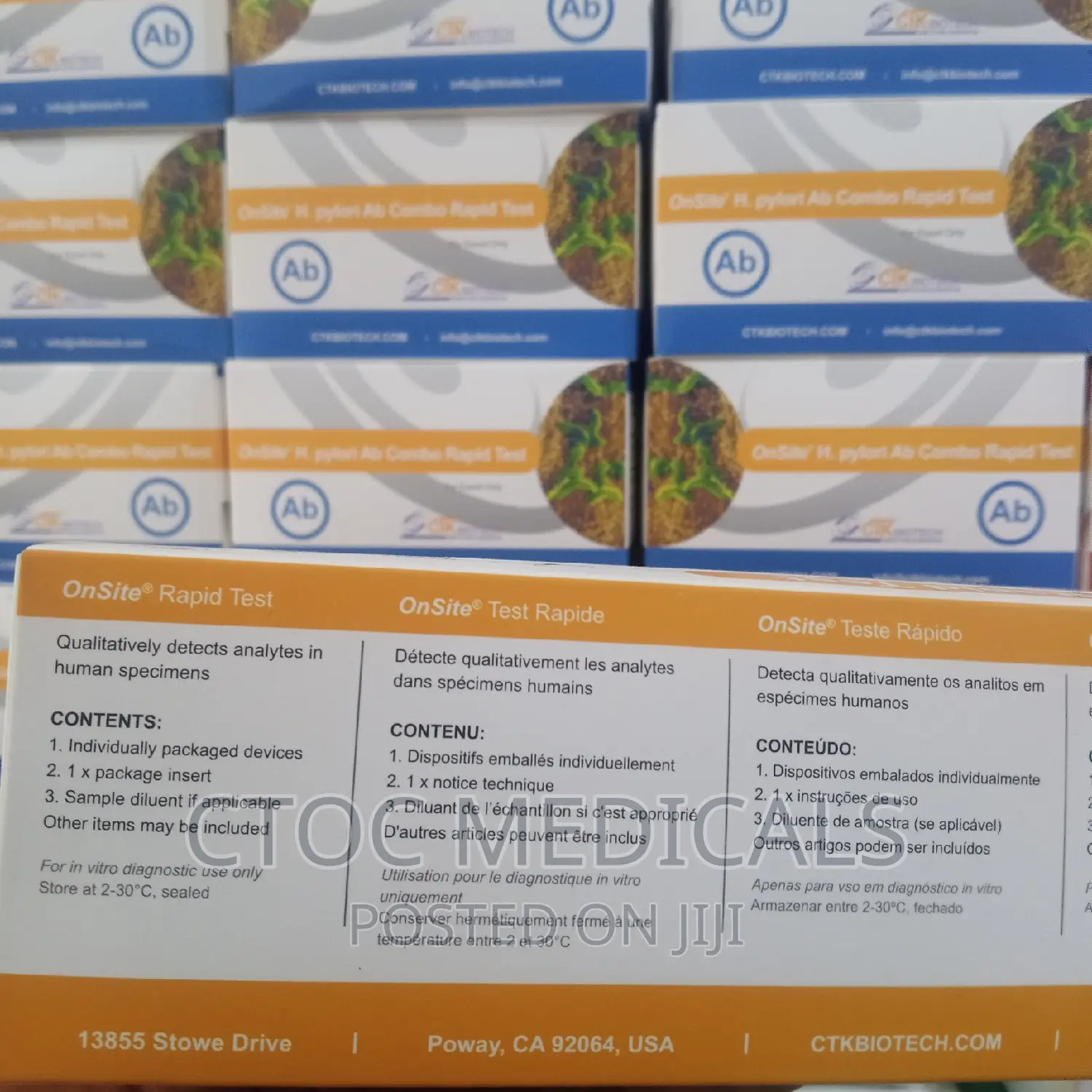 Malaria Test Kits Ctk .