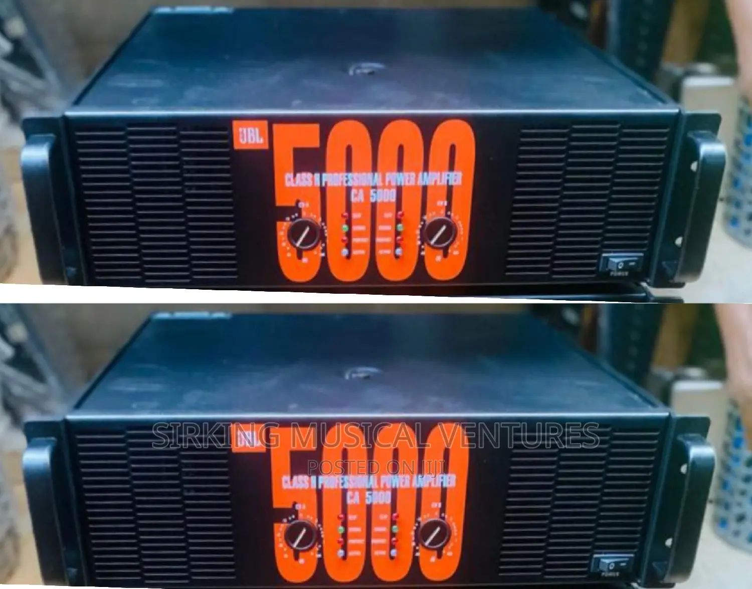 JBL 5000w Amplifier 8capacitors and 28transistors Heavy