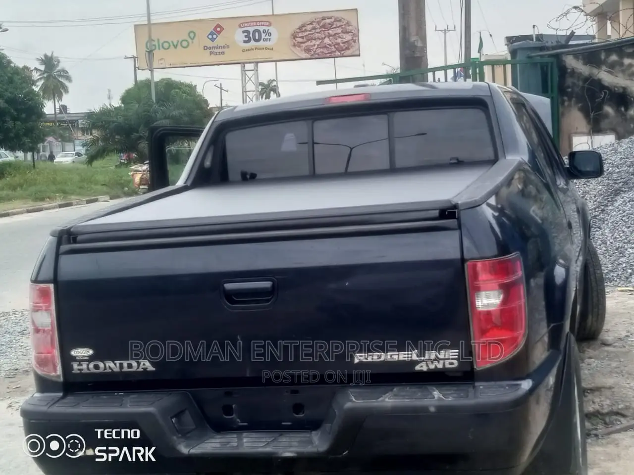 Boot Cover Fiber Folding Honda Ridgeline *