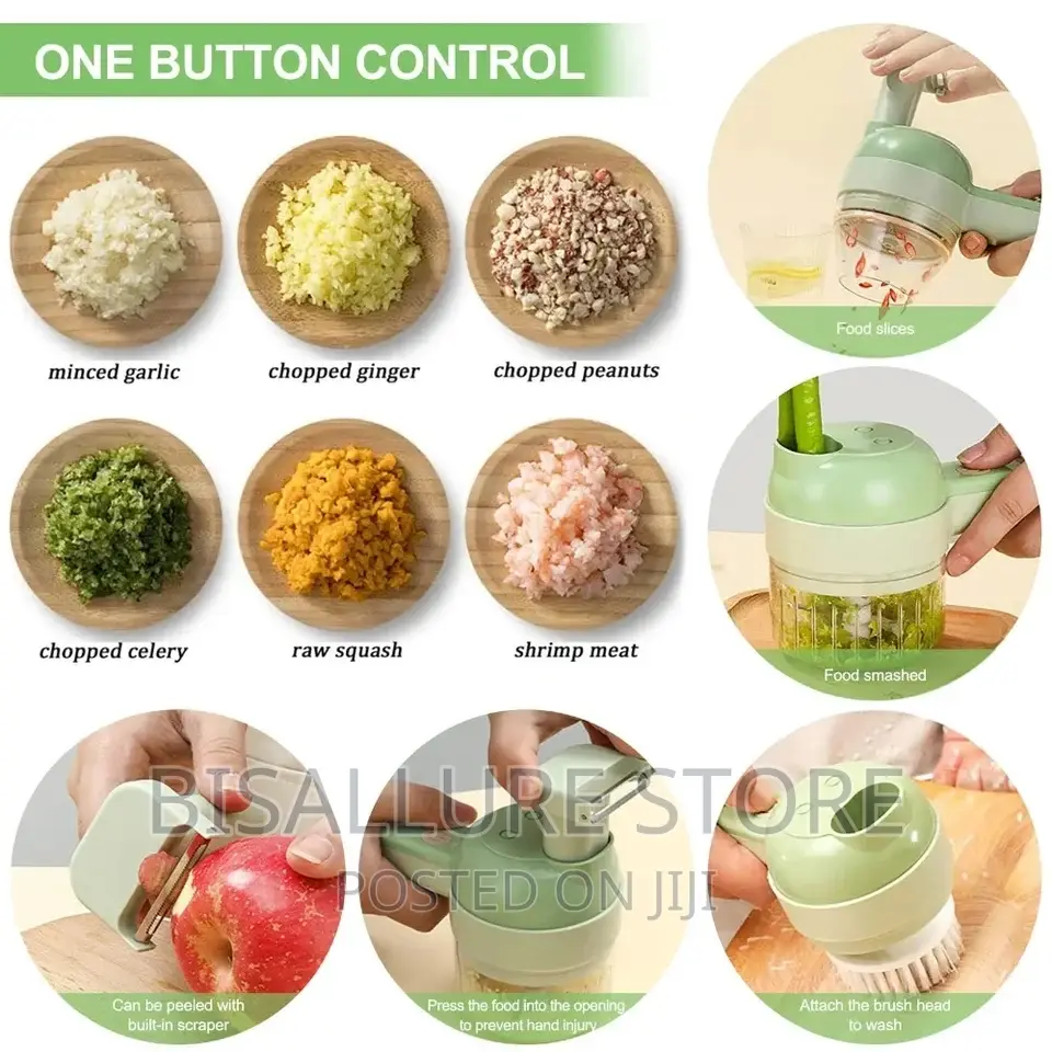 4 In 1 Electric Food Chopper And Processor