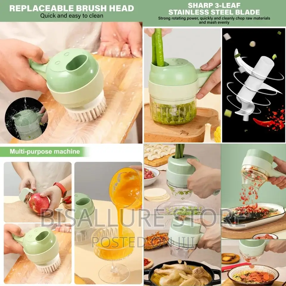 4 In 1 Electric Food Chopper And Processor