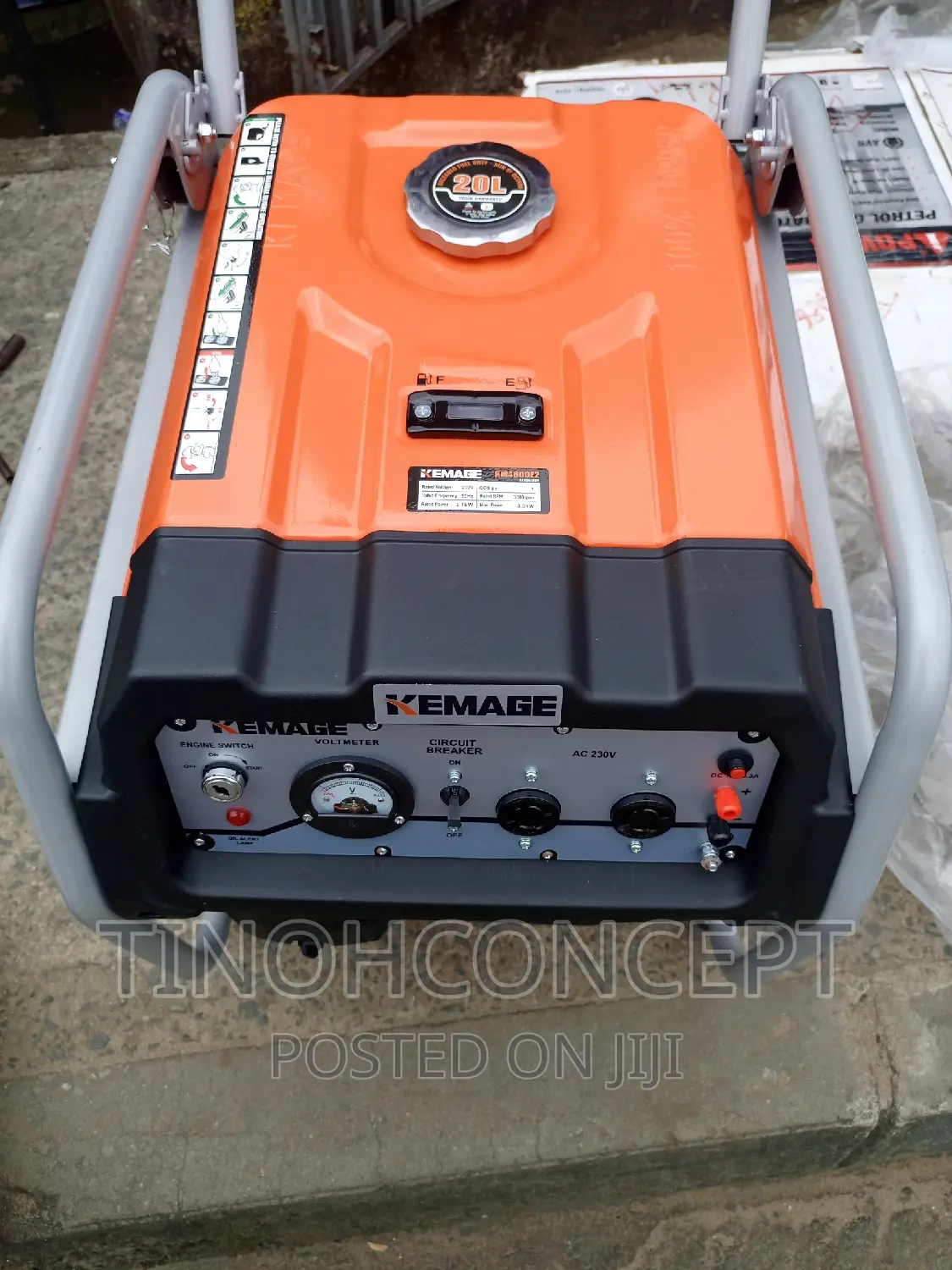 Kemage Generator KM4800 4 KVA 100% Copper Coil