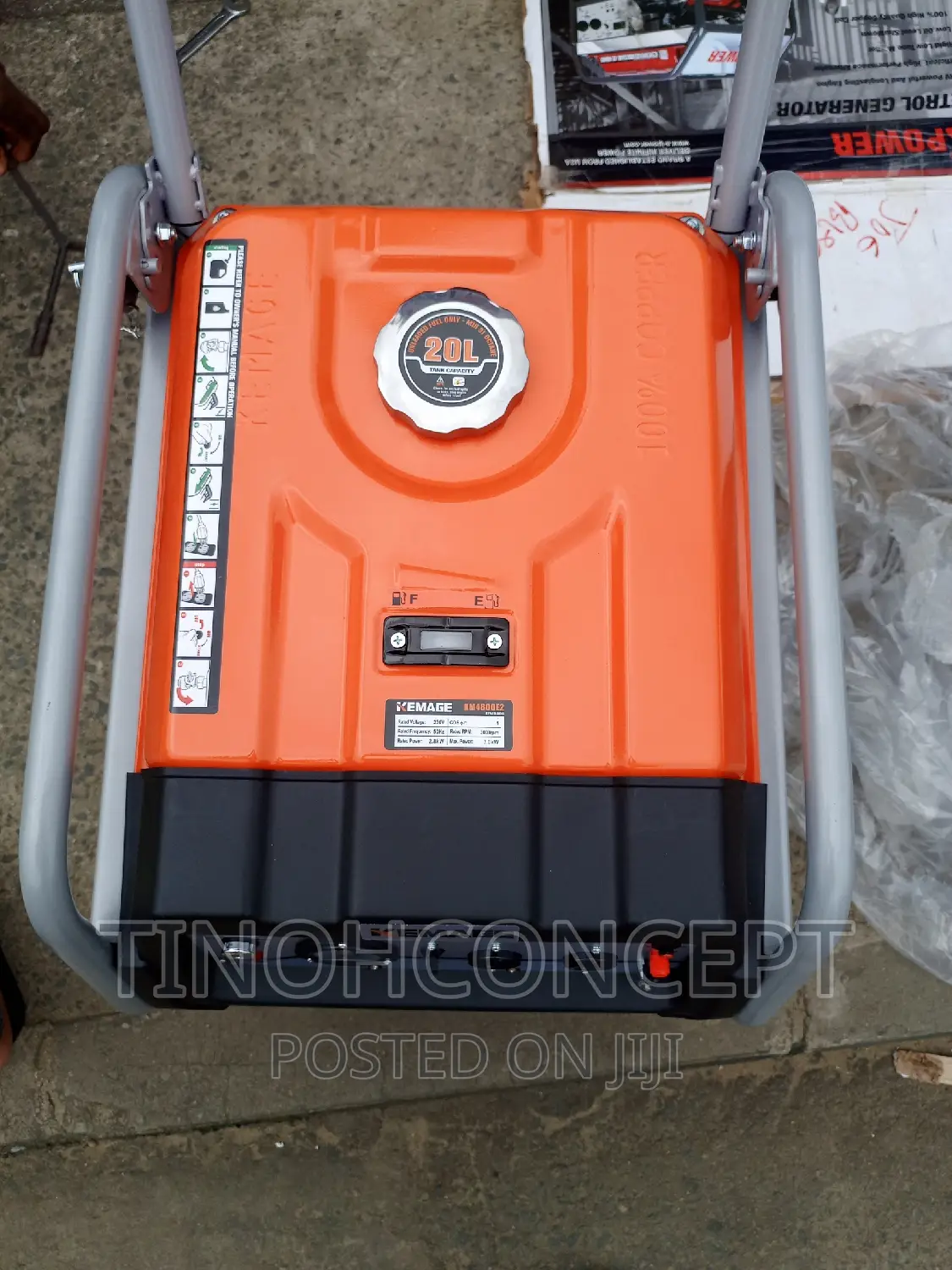 Kemage Generator KM4800 4 KVA 100% Copper Coil