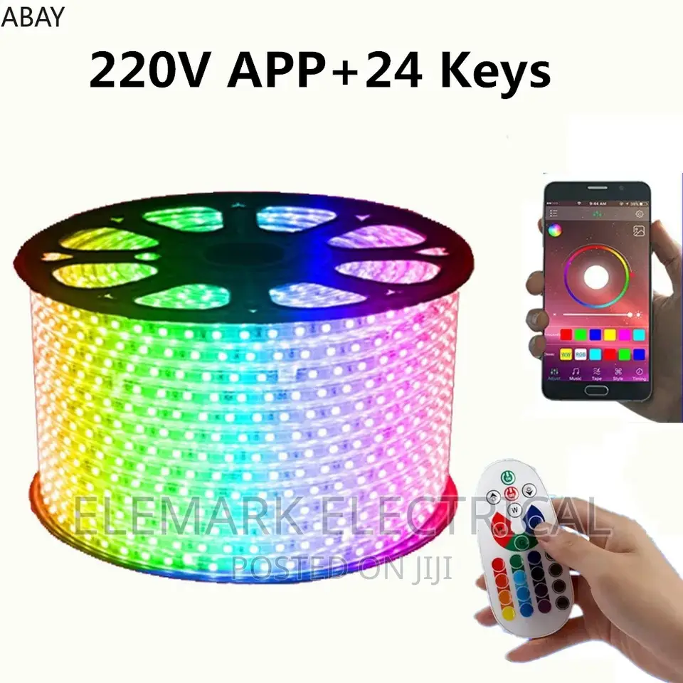 50m Led Strip 220V Outdoor Garden RGB Rope Light
