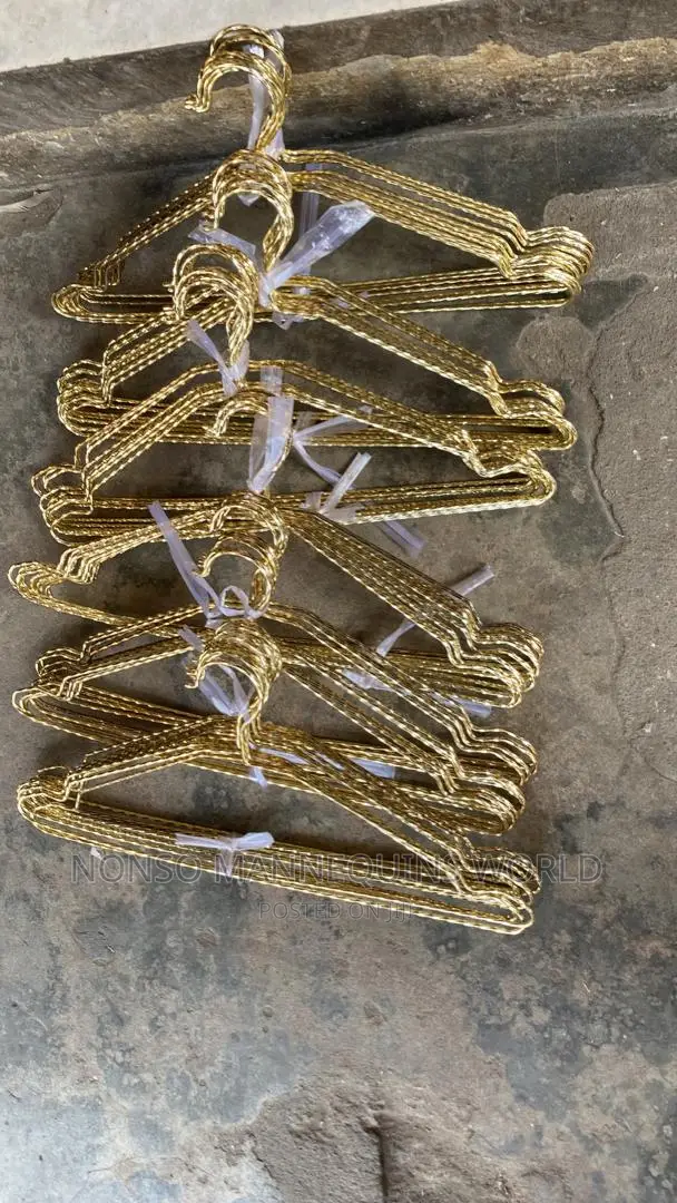 Gold Metal Hangers for Clothes