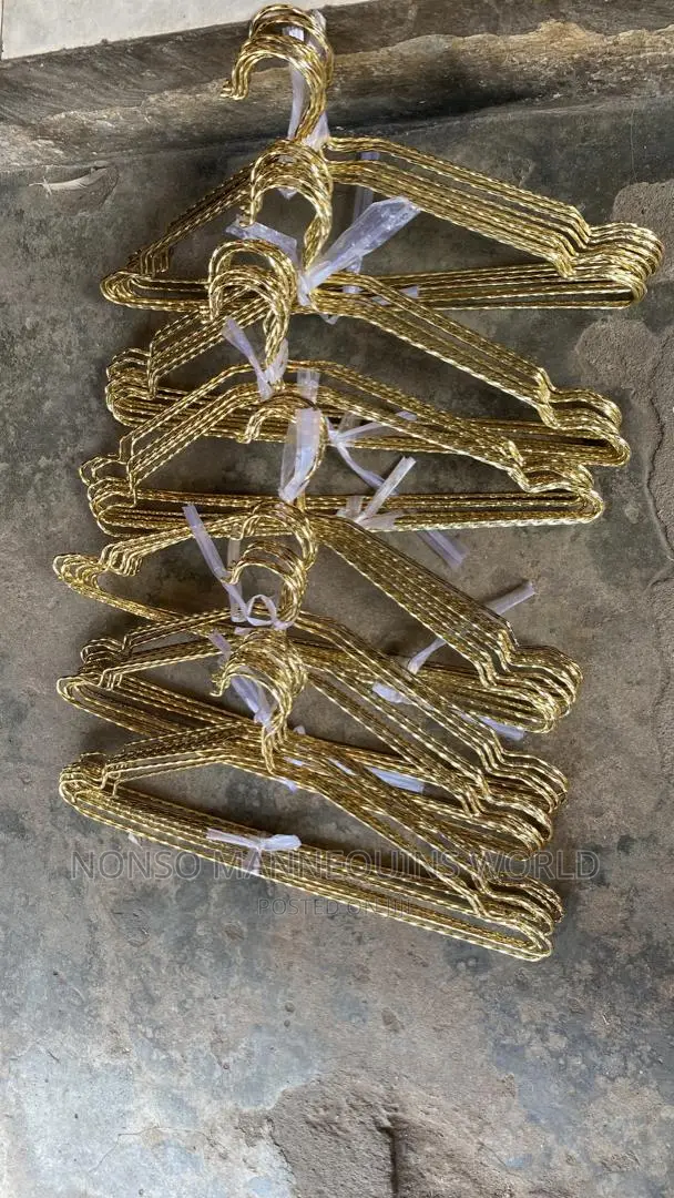 Gold Metal Hangers for Clothes