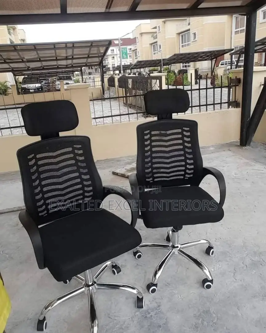 Unique Executive Office Swivel Mesh Chair With Head Rest