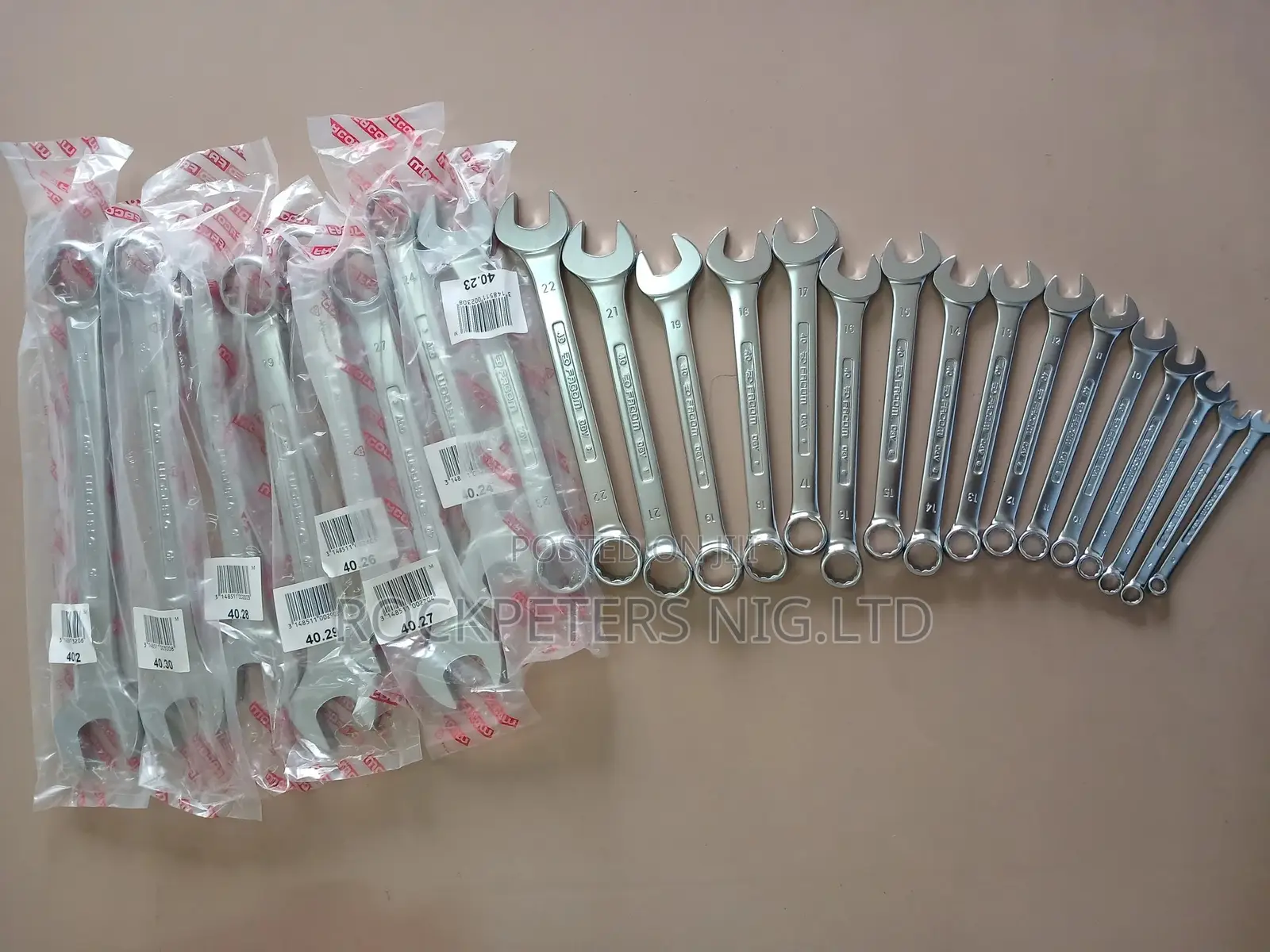 Facom 40.Je24 Metric Combination Spanner Set(6-32mm)