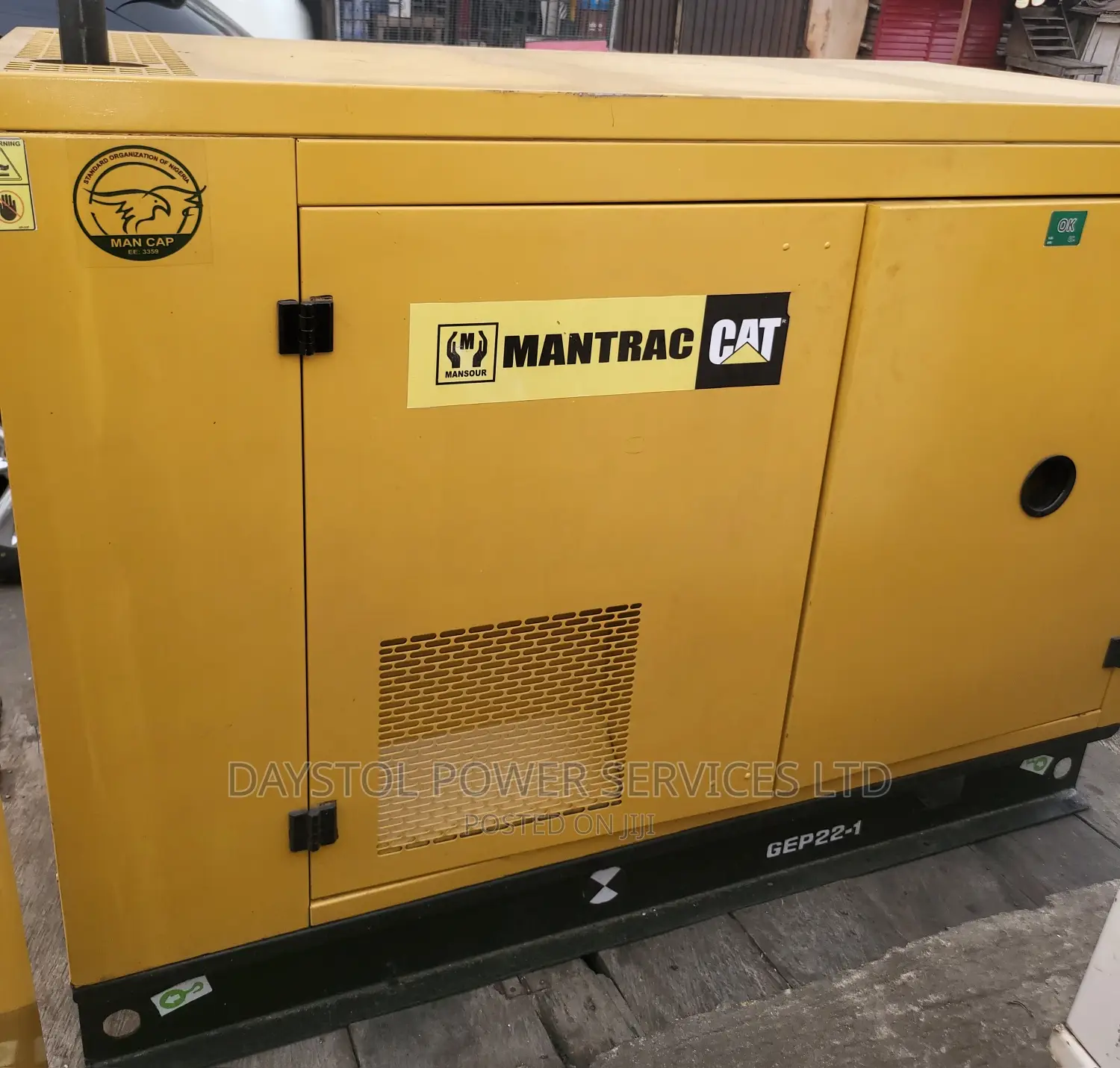 Semi-New 22kva Cat Mantrac Soundproof Dieselgen Plus Digital