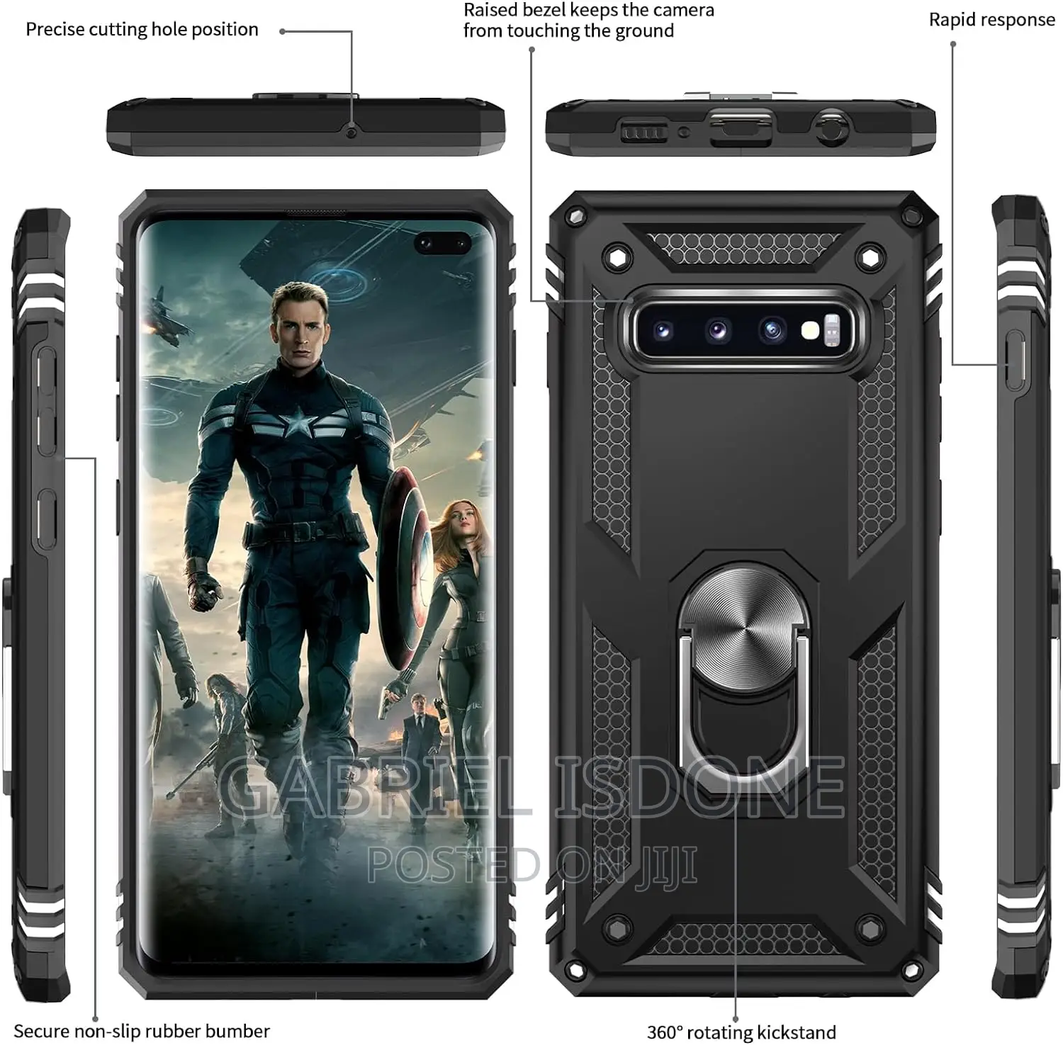 Military-Grade Shockproof Phone Case
Samsung Galaxy S10 Plus