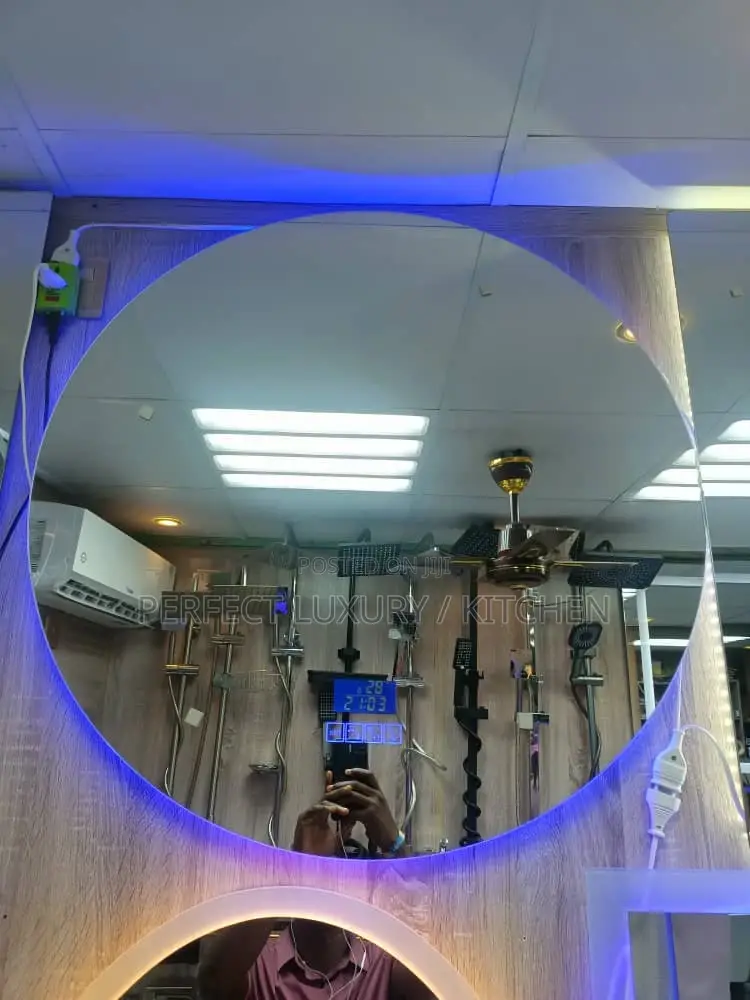 60cm Bluetooth Speaker Frameless LED Light Mirror