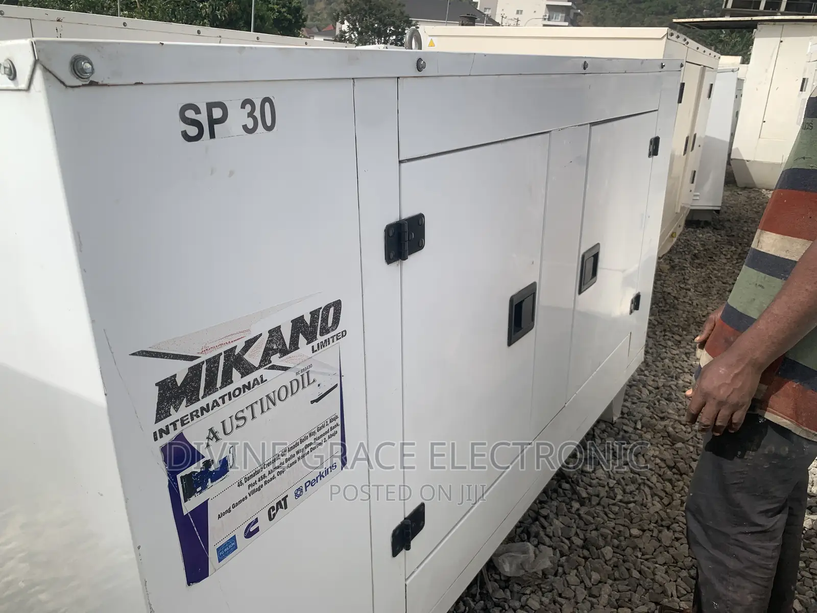 30kva Used Mikano Soundproof Generator