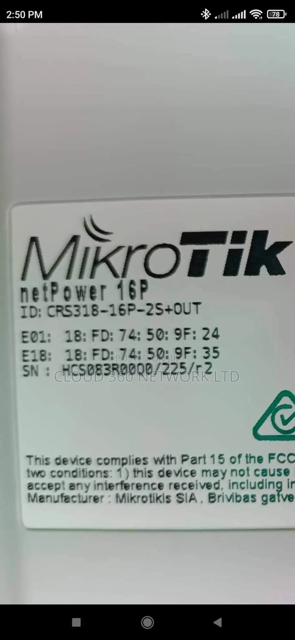 Mikrotik Netpower 16P
