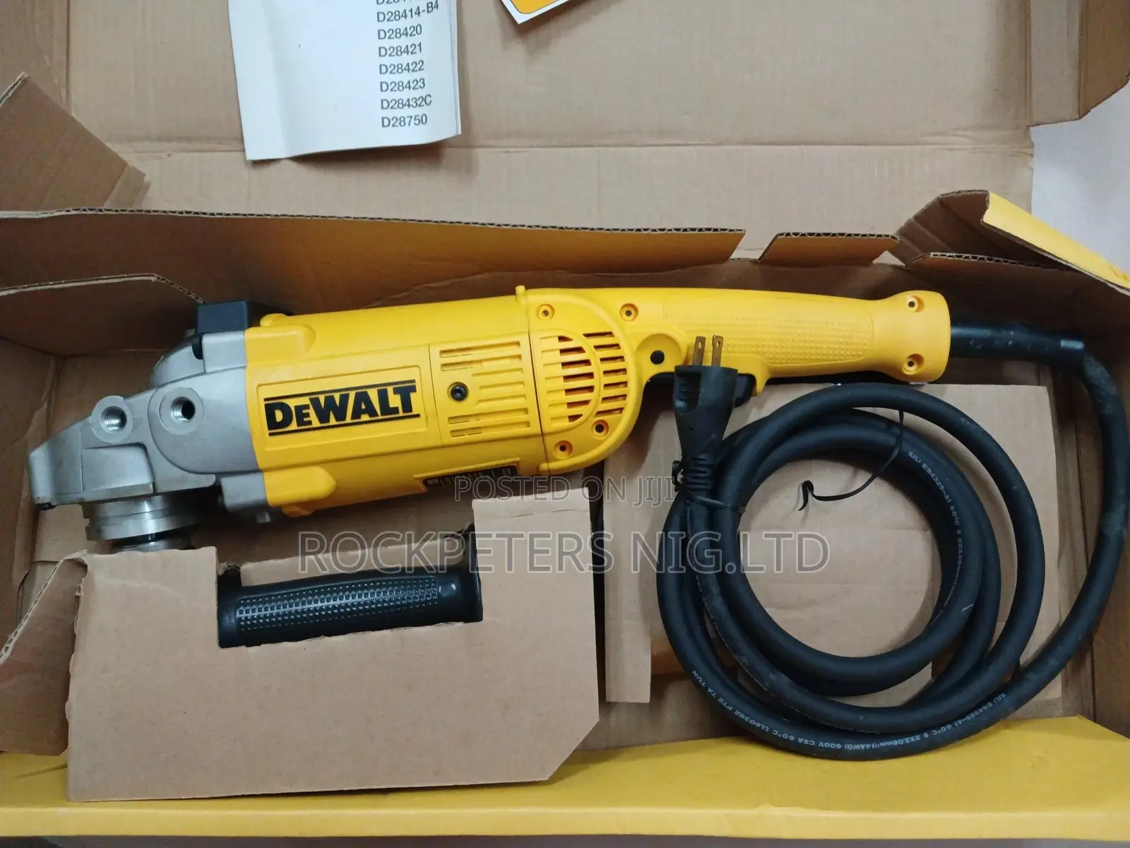 Dewalt D28414-B4 115v, 230mm,2200w Large Angle Grinder