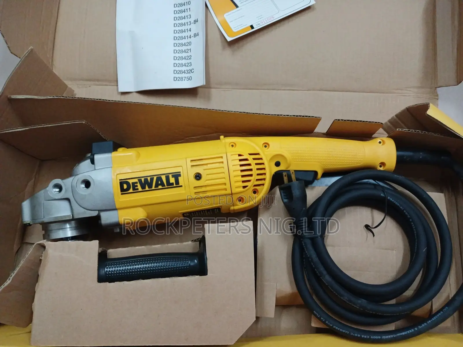 Dewalt D28414-B4 115v, 230mm,2200w Large Angle Grinder