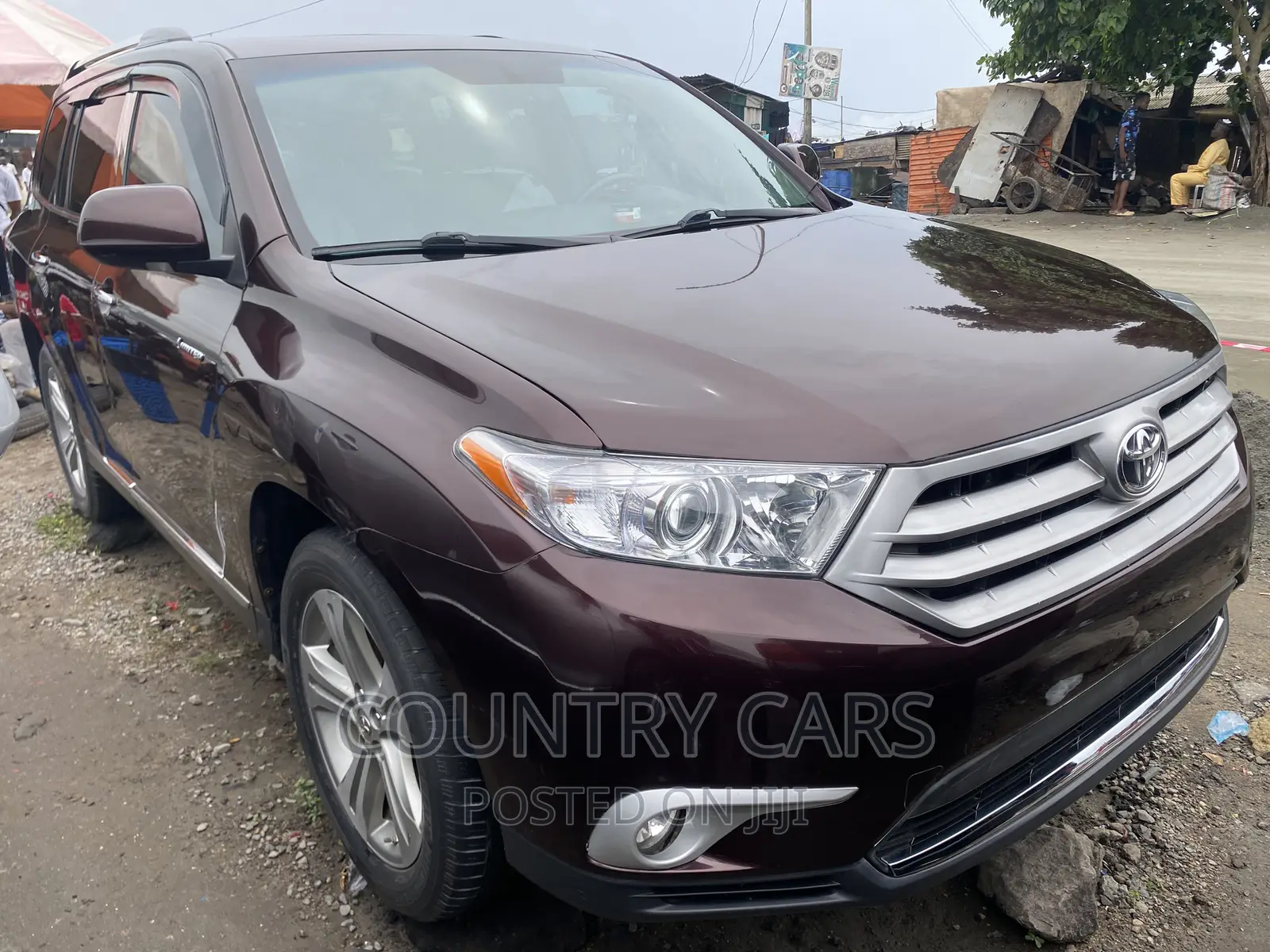 Toyota Highlander Limited 3.5l 4WD 2013 Burgundy