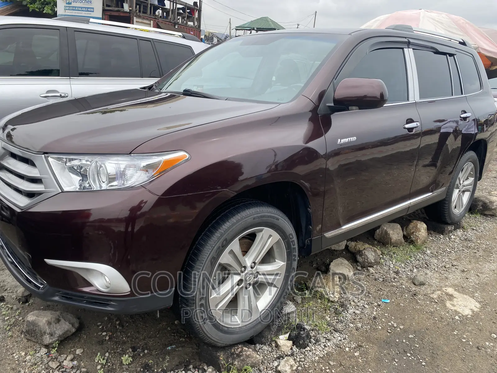 Toyota Highlander Limited 3.5l 4WD 2013 Burgundy