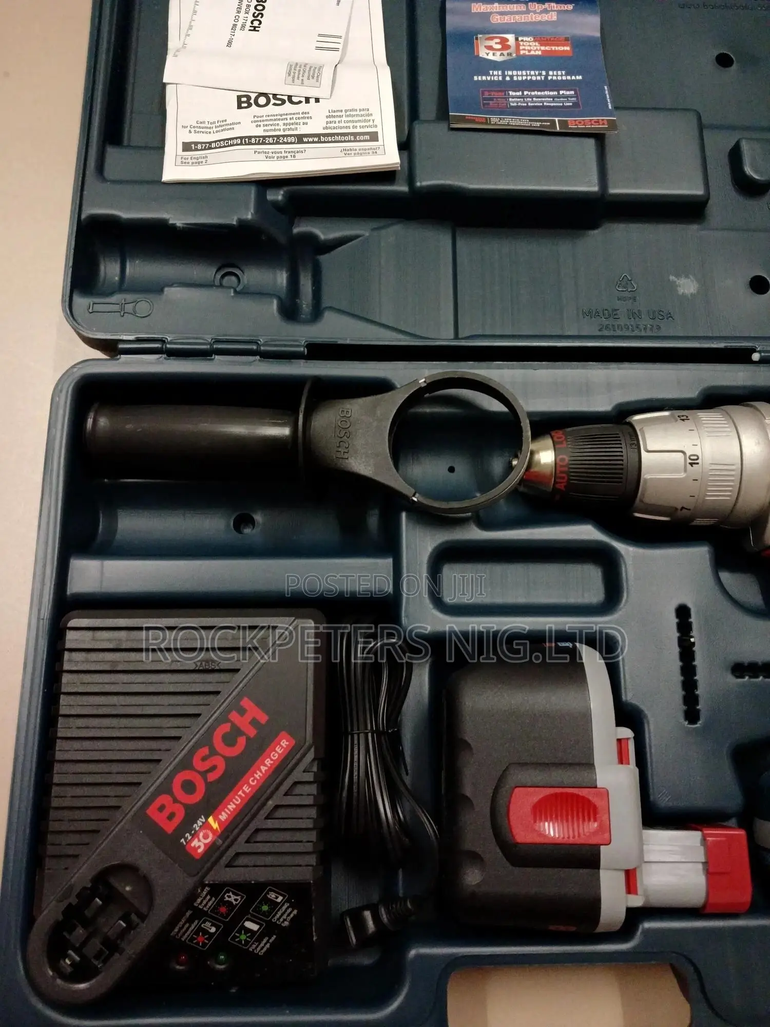 Bosch 24V Brute Tough 1/2′′ Cordless Hammer Drill 13624-2g