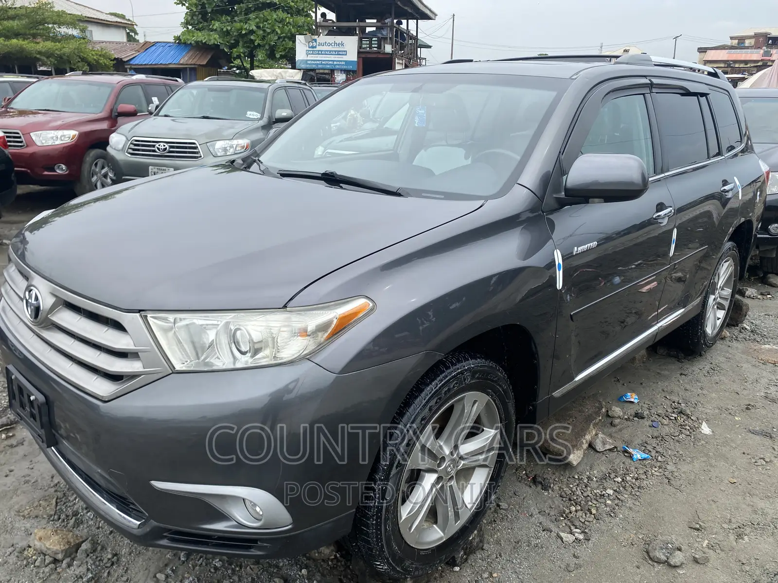 Toyota Highlander Limited 2012 Gray