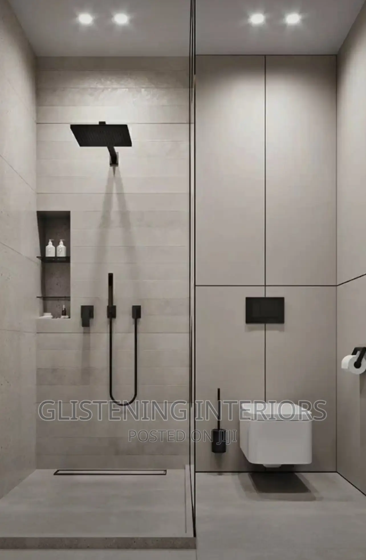 10mm Thick Plain Shower Cubicle