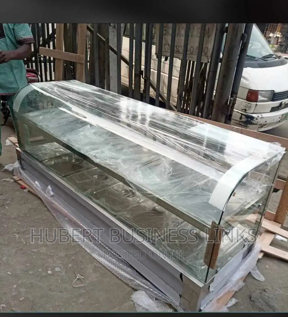 Food Warmer 6bowl Up Down Curved Glass