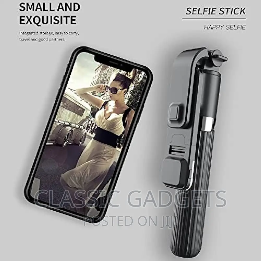 Q07 Bluetooth Integrated Selfie Stick With Light And Remote