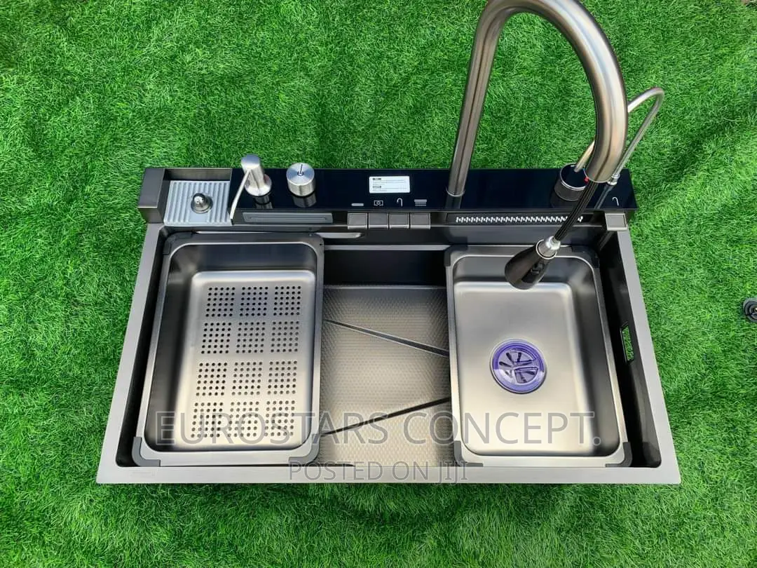 New Model Temperature Kitchen Sink With Pressing Control