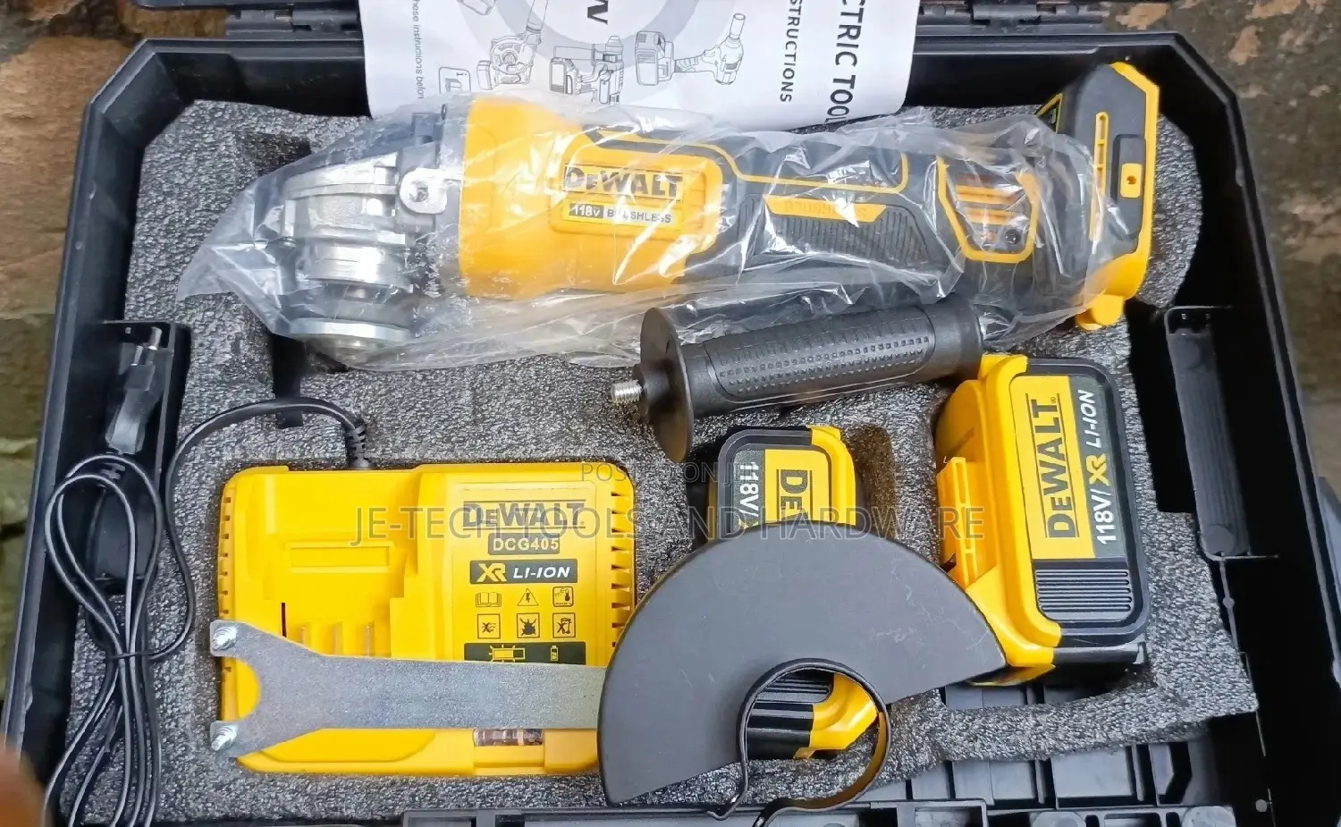 Cordless Industrial Angle Grinder
