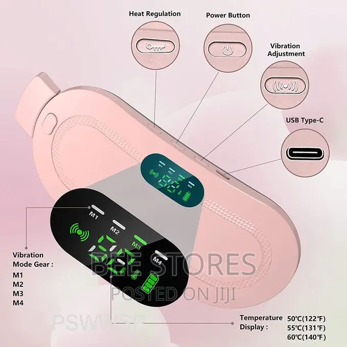 Electric Waist Belt Device Menstrual Heating Pad