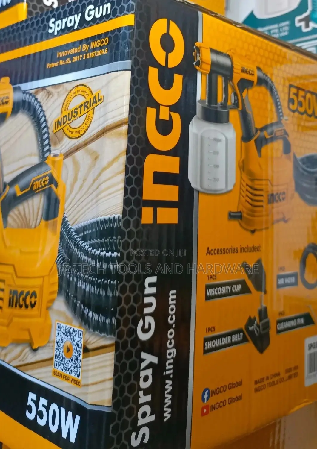 550W Professional Ingco Spray Gun