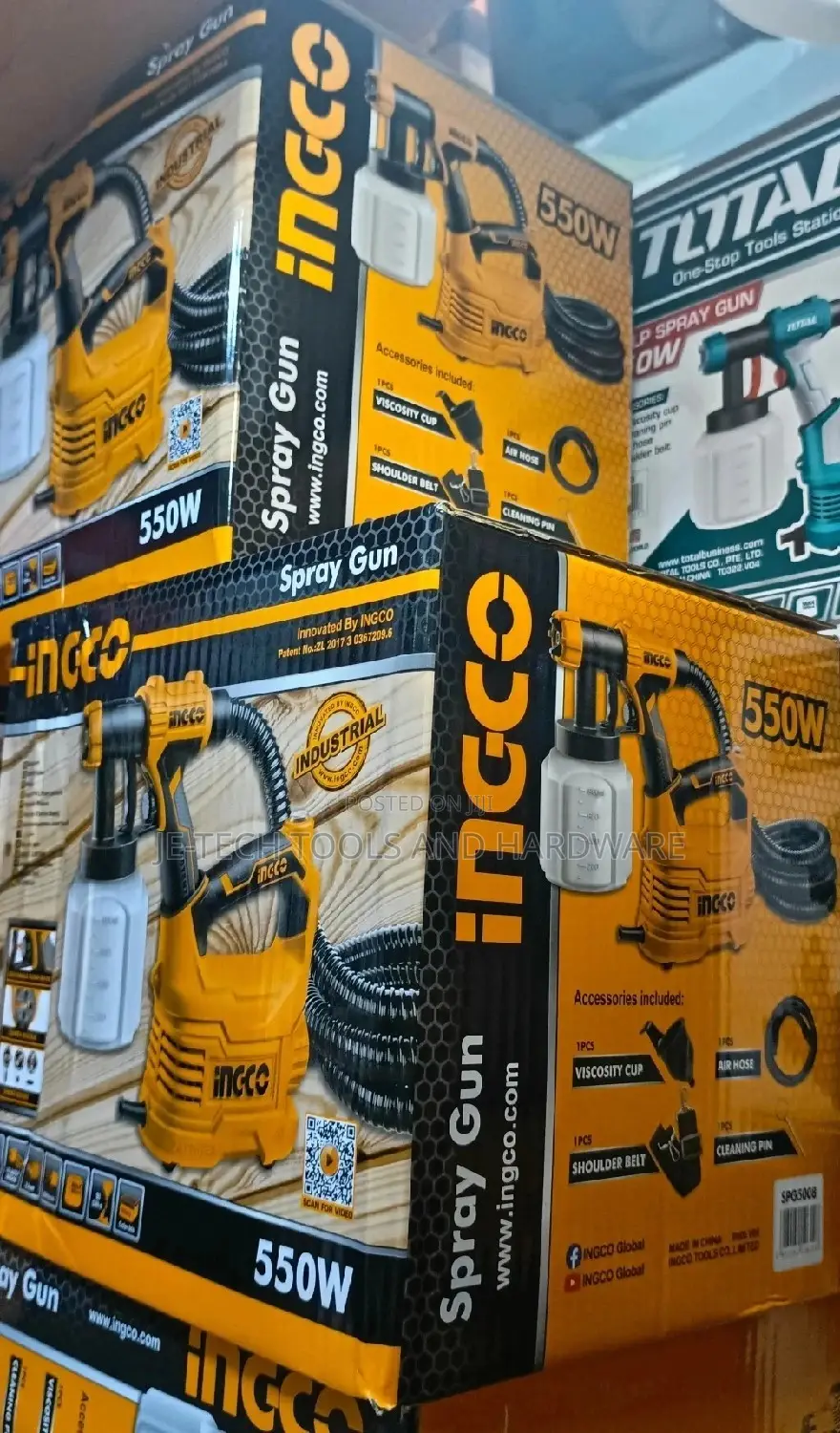 550W Professional Ingco Spray Gun